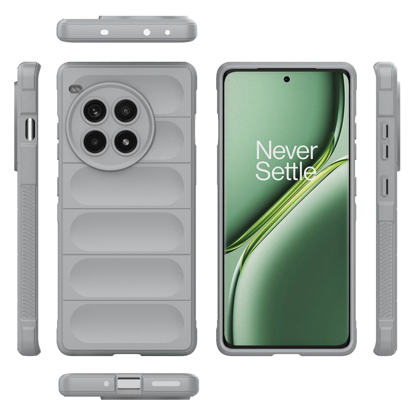 OnePlus Ace 3 Pro 5G Magic Shield TPU + Flannel Phone Case: Durable, Non-toxic, Easy Access, Stylish Design