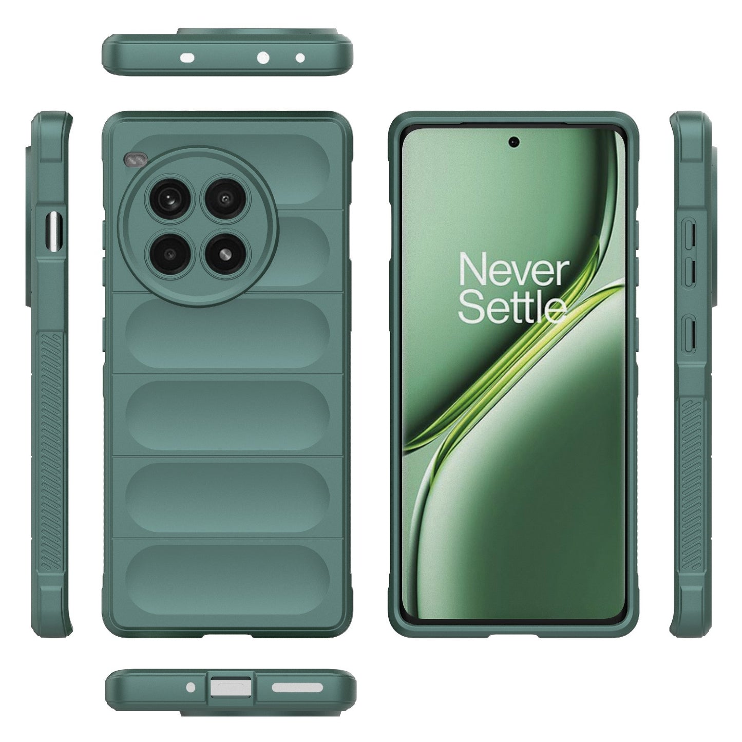 OnePlus Ace 3 Pro 5G Magic Shield TPU + Flannel Phone Case: Durable, Non-toxic, Easy Access, Stylish Design