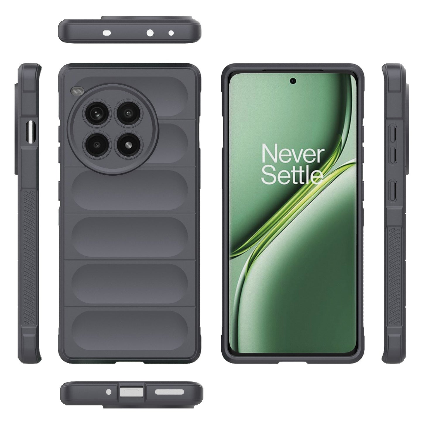 OnePlus Ace 3 Pro 5G Magic Shield TPU + Flannel Phone Case: Durable, Non-toxic, Easy Access, Stylish Design
