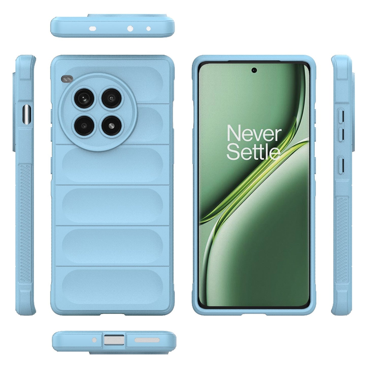 OnePlus Ace 3 Pro 5G Magic Shield TPU + Flannel Phone Case: Durable, Non-toxic, Easy Access, Stylish Design