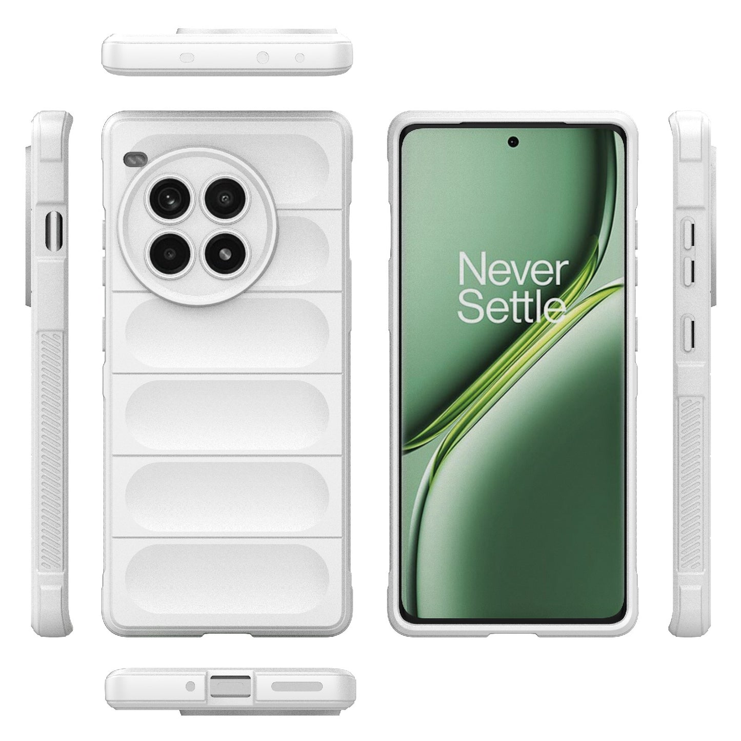OnePlus Ace 3 Pro 5G Magic Shield TPU + Flannel Phone Case: Durable, Non-toxic, Easy Access, Stylish Design