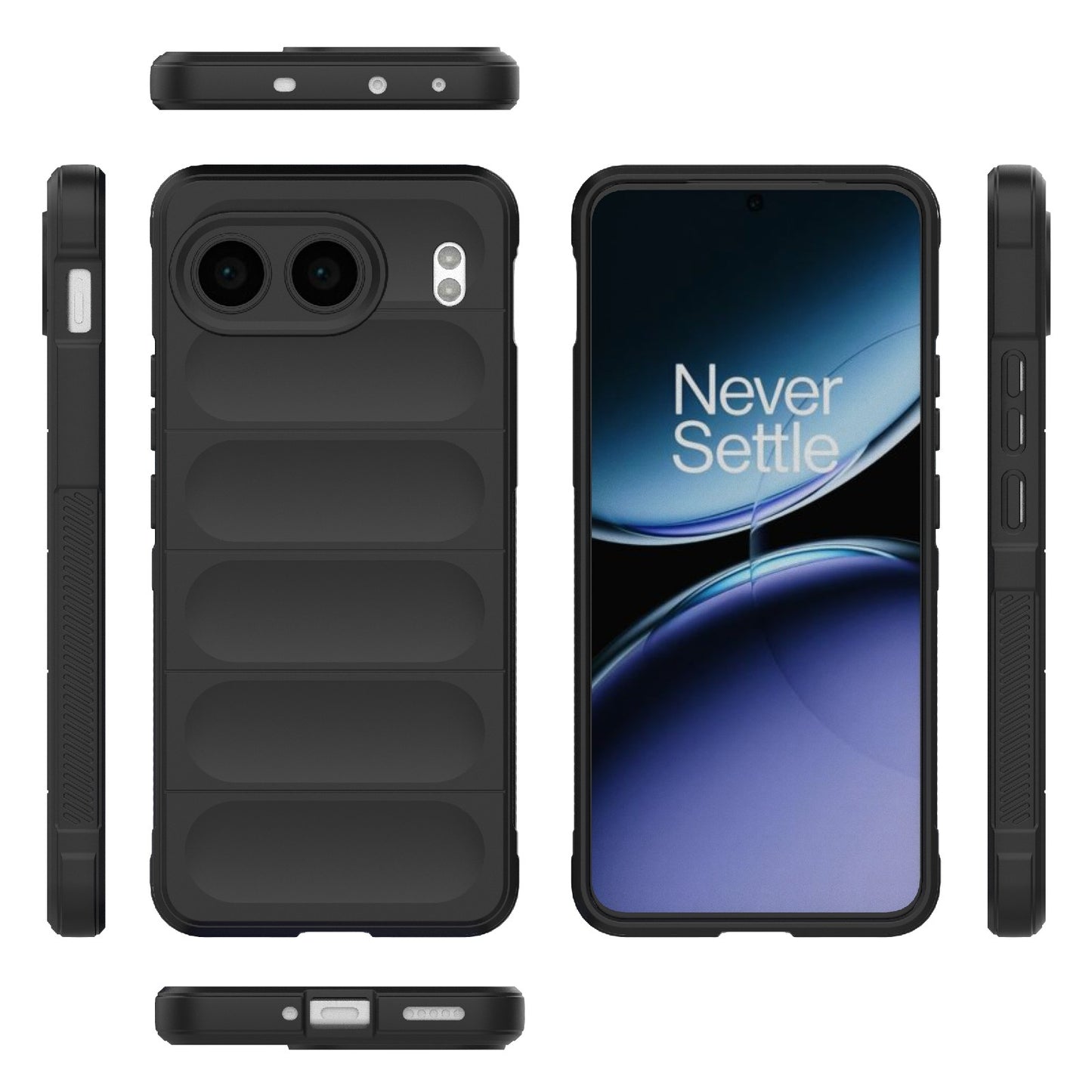 OnePlus Nord 4 5G Global Magic Shield TPU + Flannel Phone Case: Durable, Non-toxic, Easy Access, Stylish Design