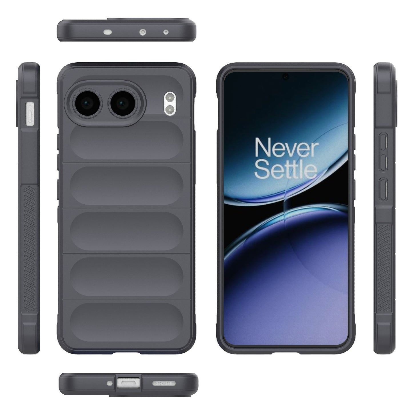 OnePlus Nord 4 5G Global Magic Shield TPU + Flannel Phone Case: Durable, Non-toxic, Easy Access, Stylish Design