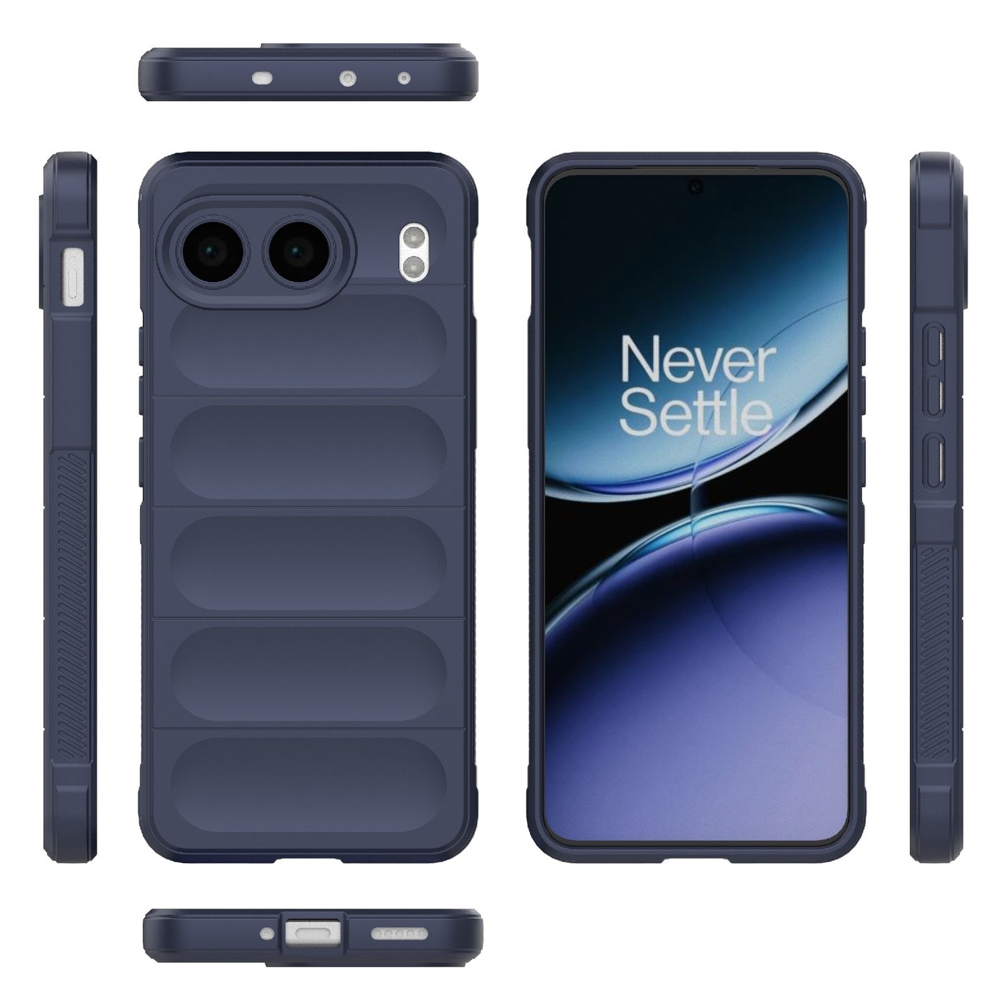 OnePlus Nord 4 5G Global Magic Shield TPU + Flannel Phone Case: Durable, Non-toxic, Easy Access, Stylish Design