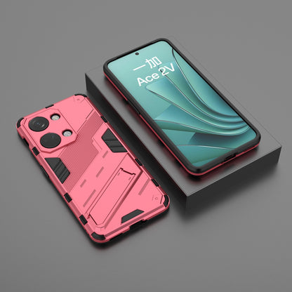 OnePlus Ace 2V Punk Shockproof Phone Case - Punk Armor 2-in-1 PC + TPU with Invisible Holder
