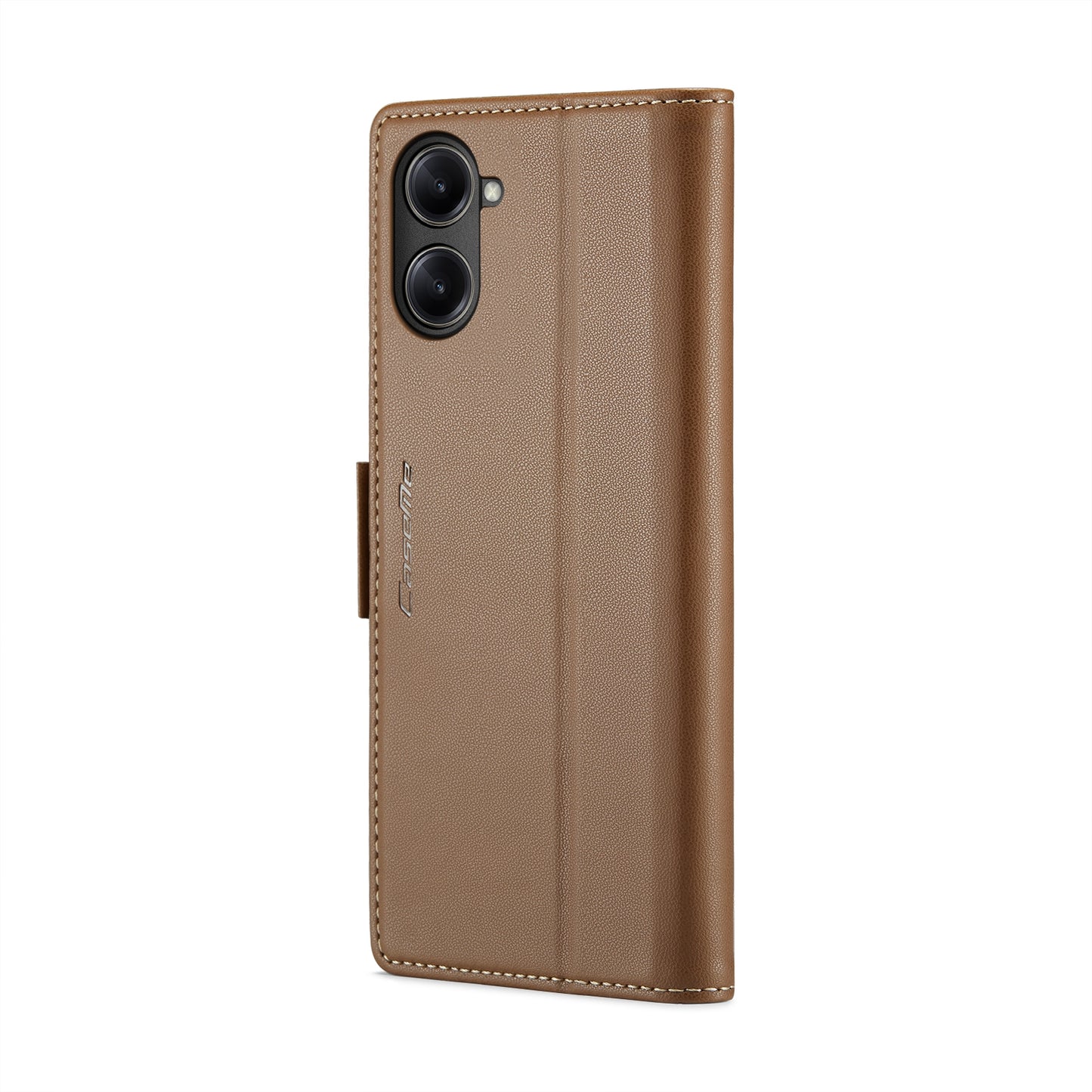 Realme 10 Pro 5G Leather Wallet Case - RFID Blocking, Stand Function, Card Slots