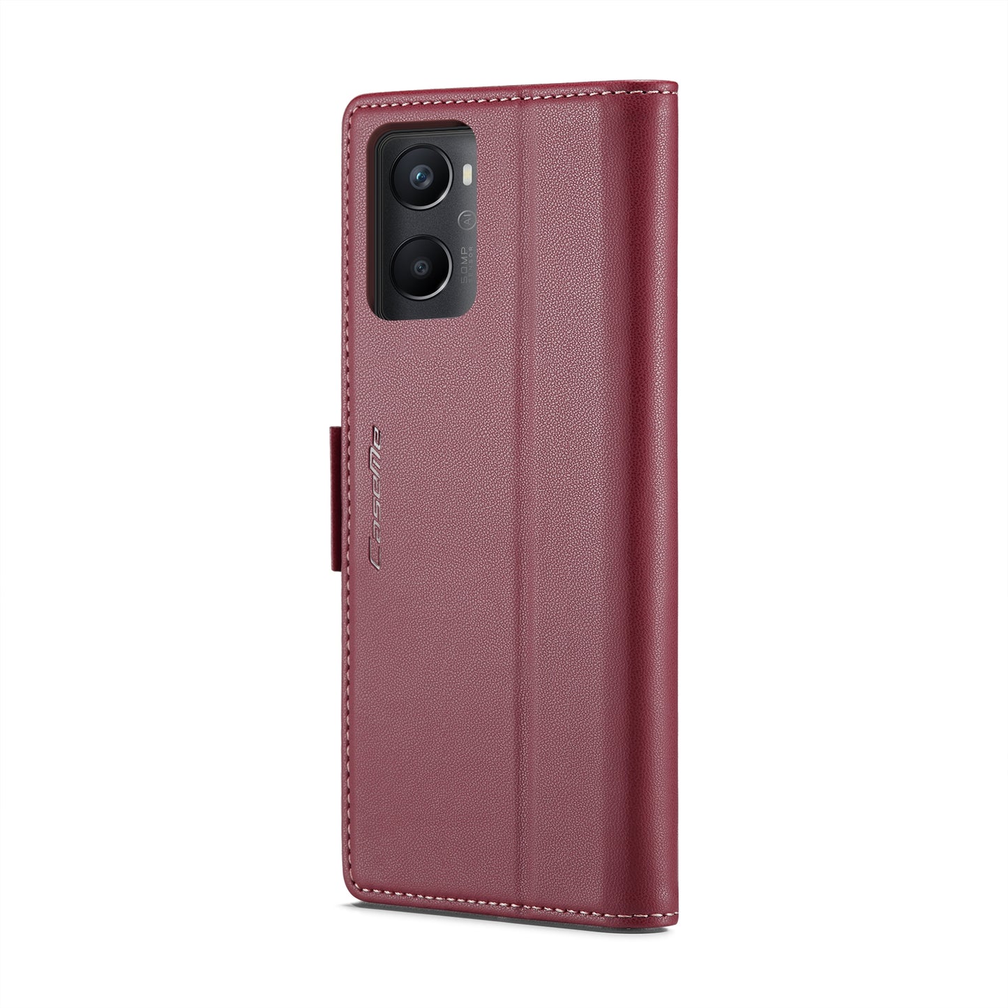 Realme 9i 4G Leather Wallet Case - RFID Blocking, Stand Function, Card Slots