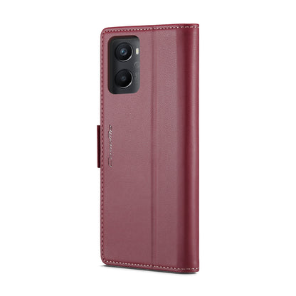 Realme 9i 4G Leather Wallet Case - RFID Blocking, Stand Function, Card Slots