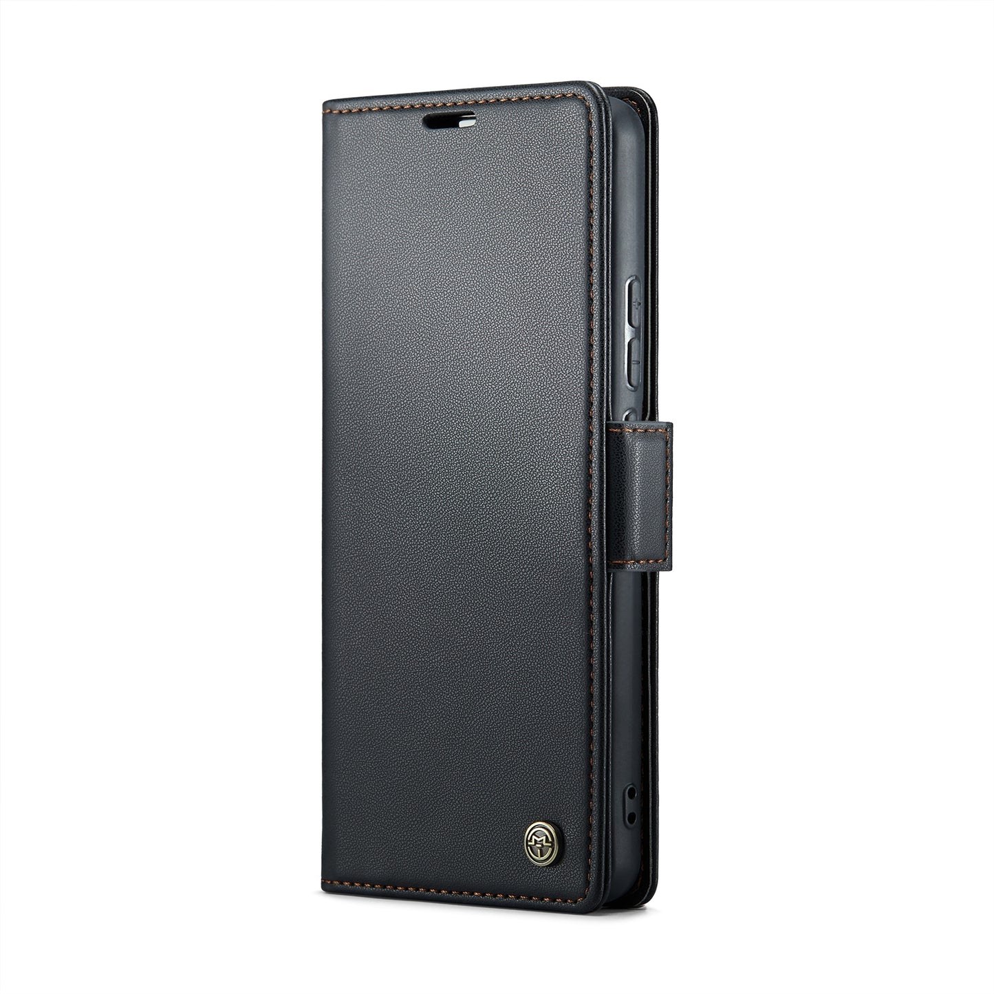 Realme 10 Pro+ Leather Wallet Case - RFID Blocking, Stand Function, Card Slots