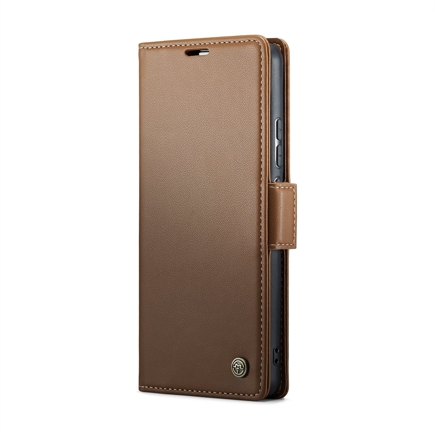 Realme 10 Pro+ Leather Wallet Case - RFID Blocking, Stand Function, Card Slots