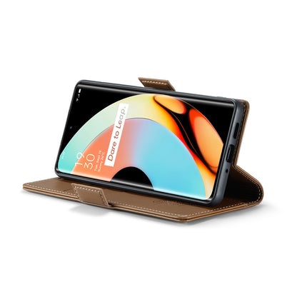 Realme 10 Pro+ Leather Wallet Case - RFID Blocking, Stand Function, Card Slots