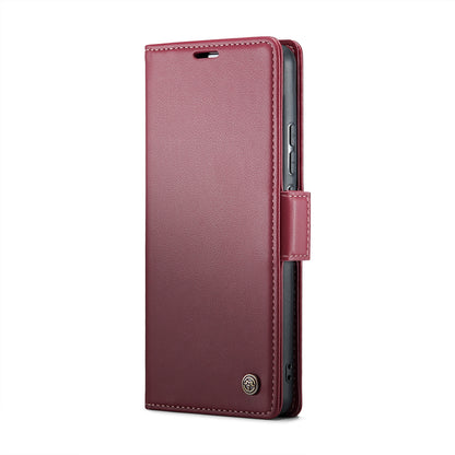 Realme 10 Pro+ Leather Wallet Case - RFID Blocking, Stand Function, Card Slots