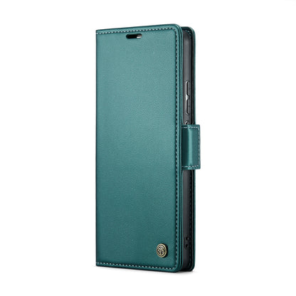 Realme 10 Pro+ Leather Wallet Case - RFID Blocking, Stand Function, Card Slots