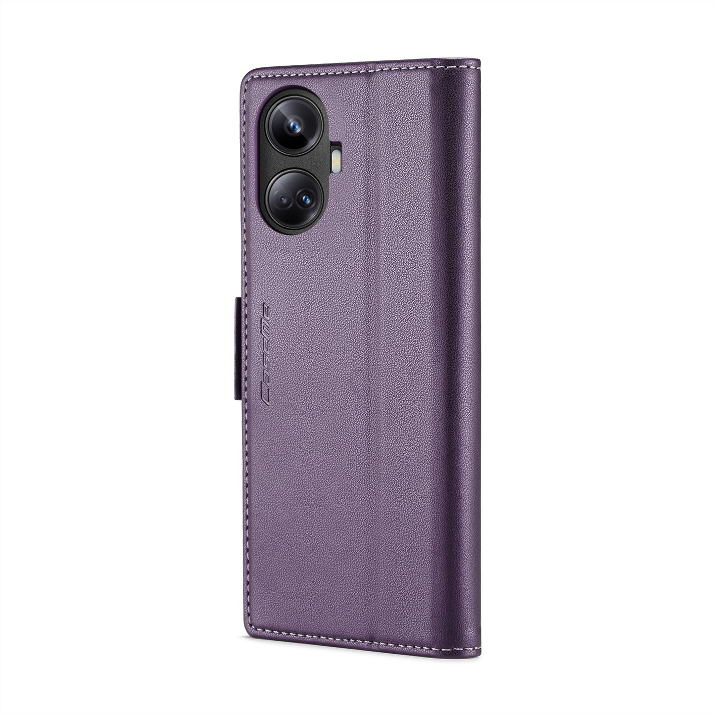 Realme 10 Pro+ Leather Wallet Case - RFID Blocking, Stand Function, Card Slots