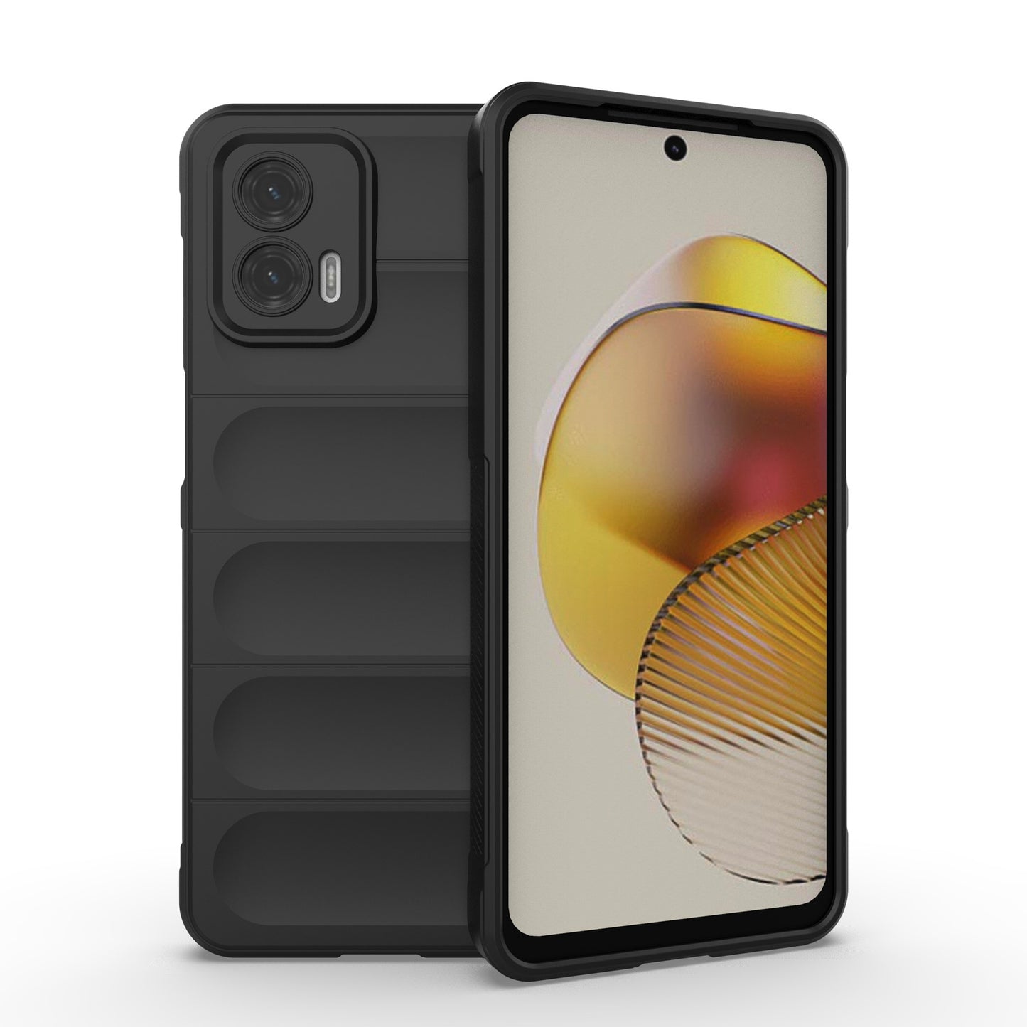 Motorola Moto G73 5G Magic Shield TPU + Flannel Phone Case: Durable, Non-toxic, Easy Access, Stylish Design