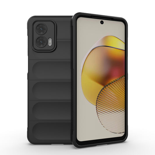 Motorola Moto G73 5G Magic Shield TPU + Flannel Phone Case: Durable, Non-toxic, Easy Access, Stylish Design