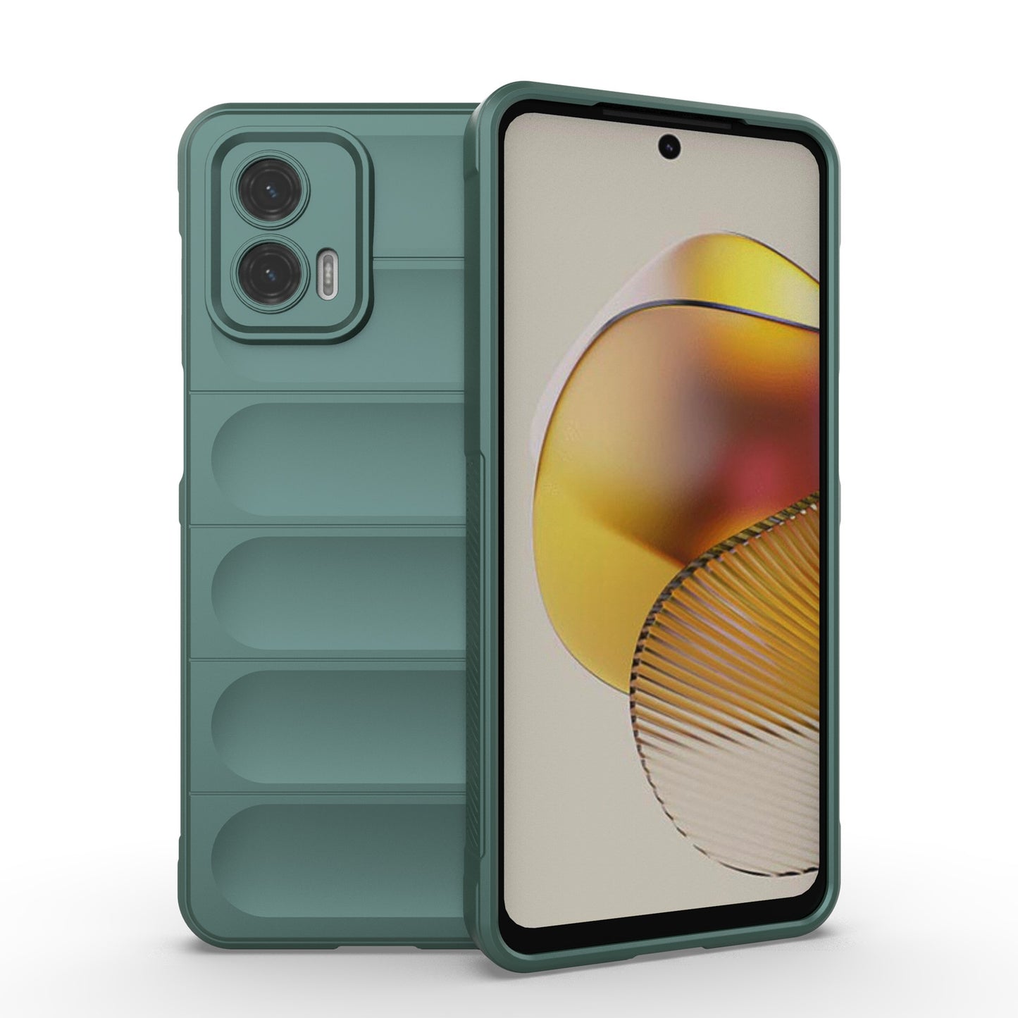 Motorola Moto G73 5G Magic Shield TPU + Flannel Phone Case: Durable, Non-toxic, Easy Access, Stylish Design
