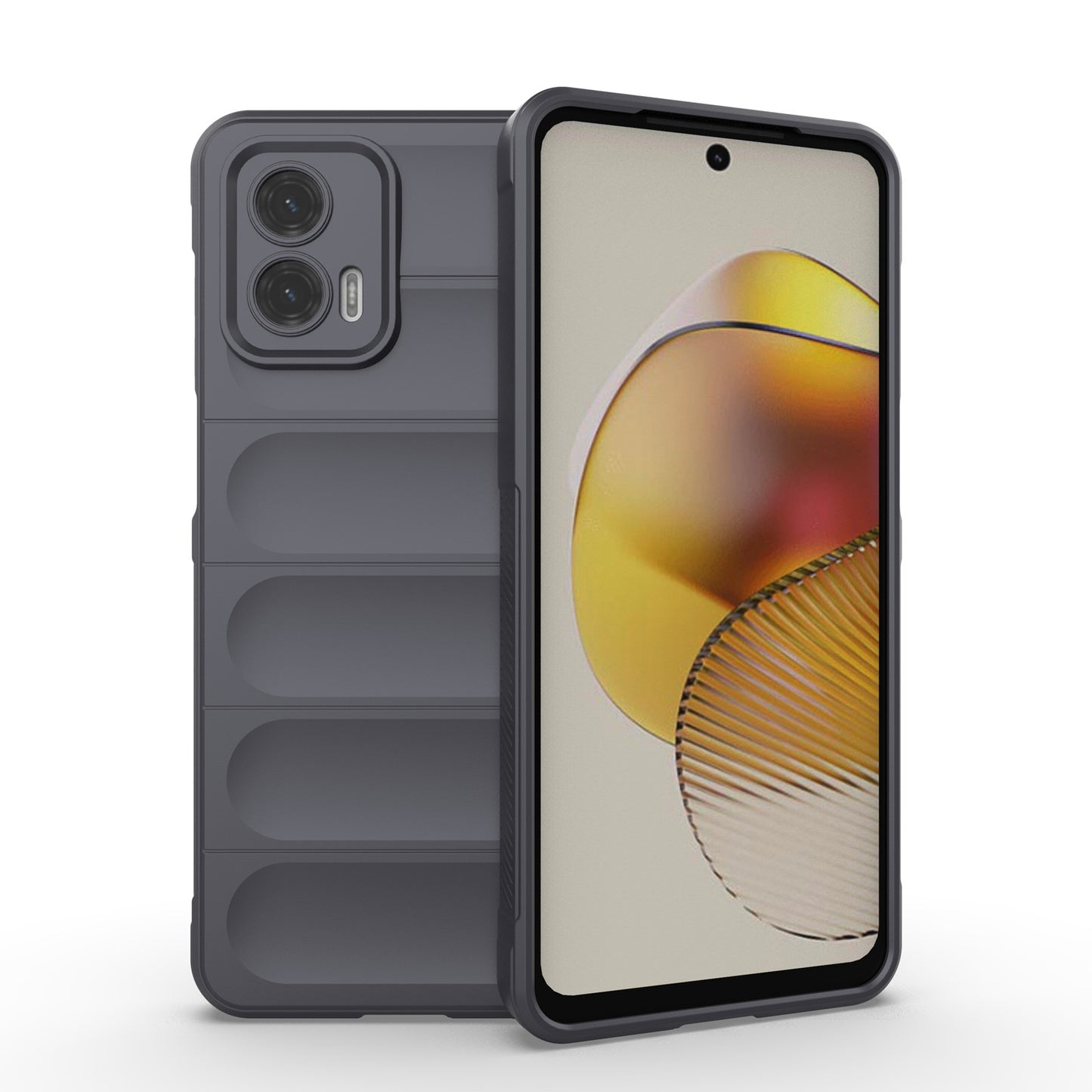 Motorola Moto G73 5G Magic Shield TPU + Flannel Phone Case: Durable, Non-toxic, Easy Access, Stylish Design