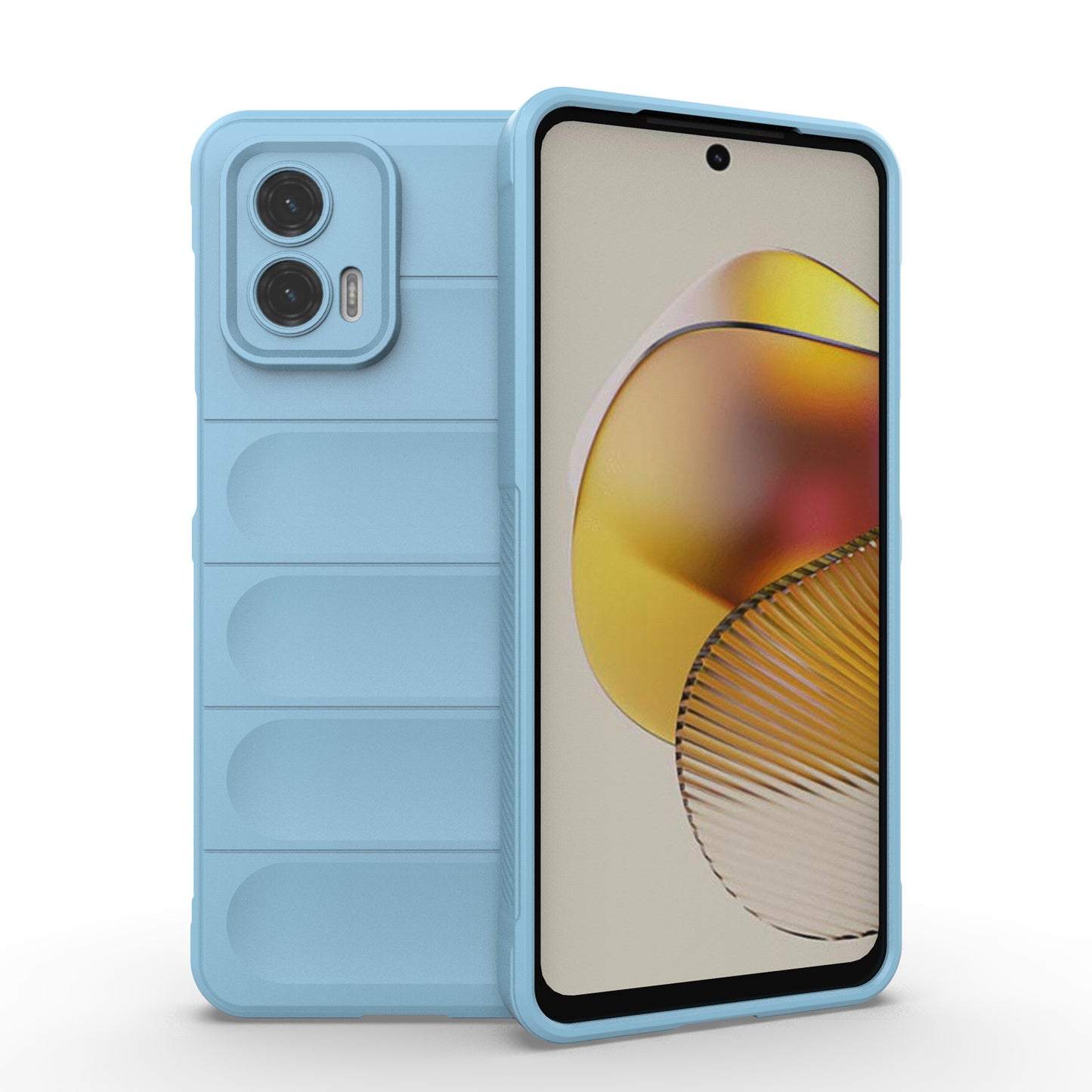 Motorola Moto G73 5G Magic Shield TPU + Flannel Phone Case: Durable, Non-toxic, Easy Access, Stylish Design
