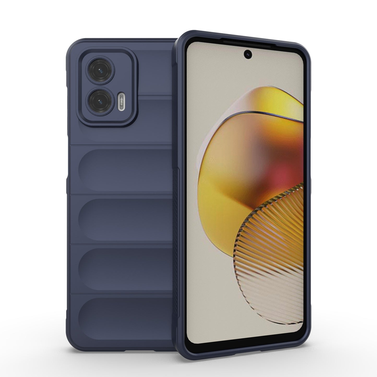 Motorola Moto G73 5G Magic Shield TPU + Flannel Phone Case: Durable, Non-toxic, Easy Access, Stylish Design