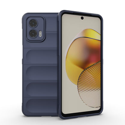 Motorola Moto G73 5G Magic Shield TPU + Flannel Phone Case: Durable, Non-toxic, Easy Access, Stylish Design