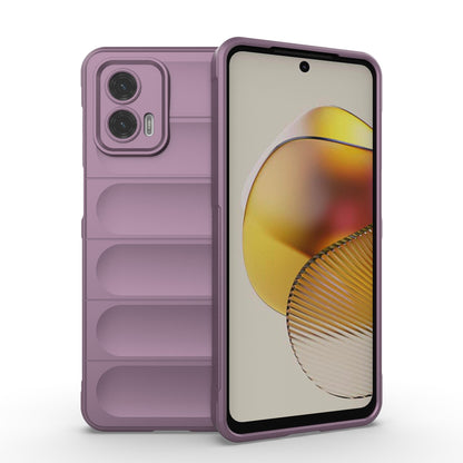 Motorola Moto G73 5G Magic Shield TPU + Flannel Phone Case: Durable, Non-toxic, Easy Access, Stylish Design
