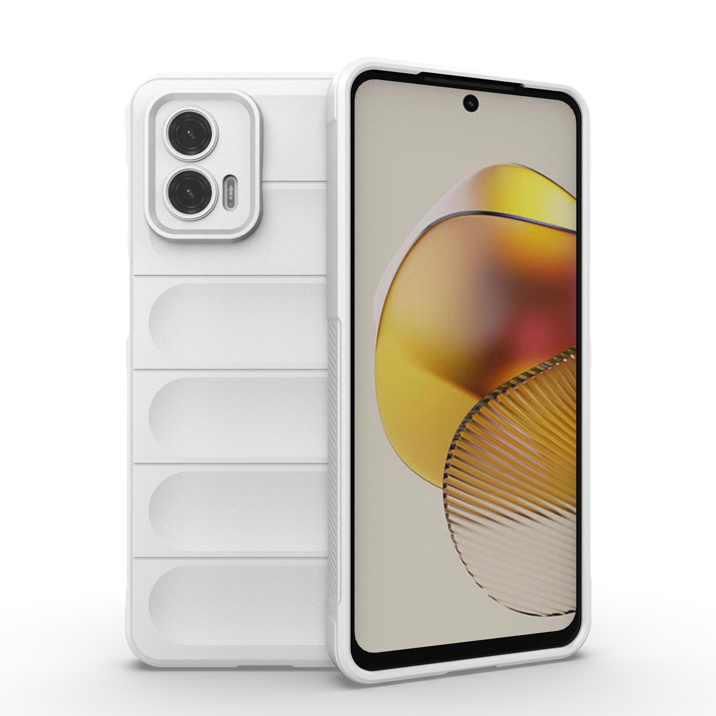 Motorola Moto G73 5G Magic Shield TPU + Flannel Phone Case: Durable, Non-toxic, Easy Access, Stylish Design