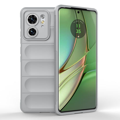 Motorola Edge 40 5G Magic Shield TPU + Flannel Phone Case: Durable, Non-toxic, Easy Access, Stylish Design