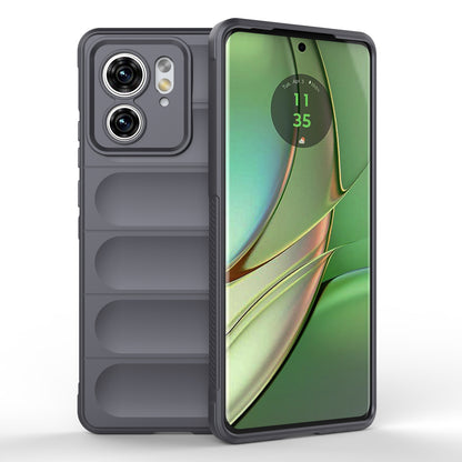 Motorola Edge 40 5G Magic Shield TPU + Flannel Phone Case: Durable, Non-toxic, Easy Access, Stylish Design