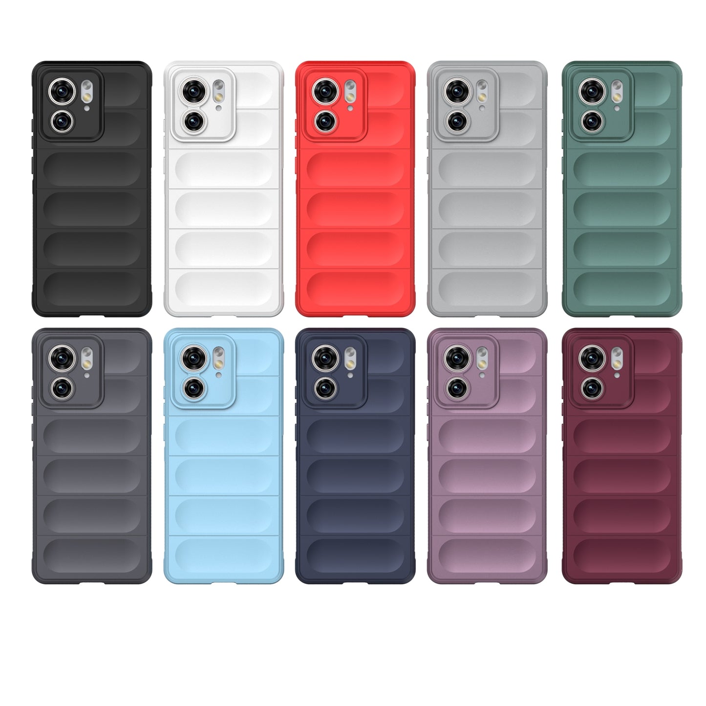 Motorola Edge 40 5G Magic Shield TPU + Flannel Phone Case: Durable, Non-toxic, Easy Access, Stylish Design