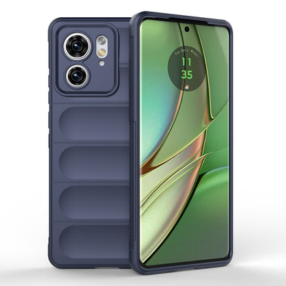 Motorola Edge 40 5G Magic Shield TPU + Flannel Phone Case: Durable, Non-toxic, Easy Access, Stylish Design