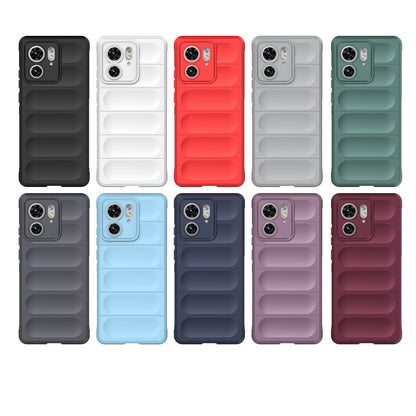 Motorola Edge 40 5G Magic Shield TPU + Flannel Phone Case: Durable, Non-toxic, Easy Access, Stylish Design