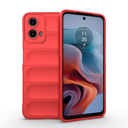 Motorola Moto G34 5G Magic Shield TPU + Flannel Phone Case: Durable, Non-toxic, Easy Access, Stylish Design