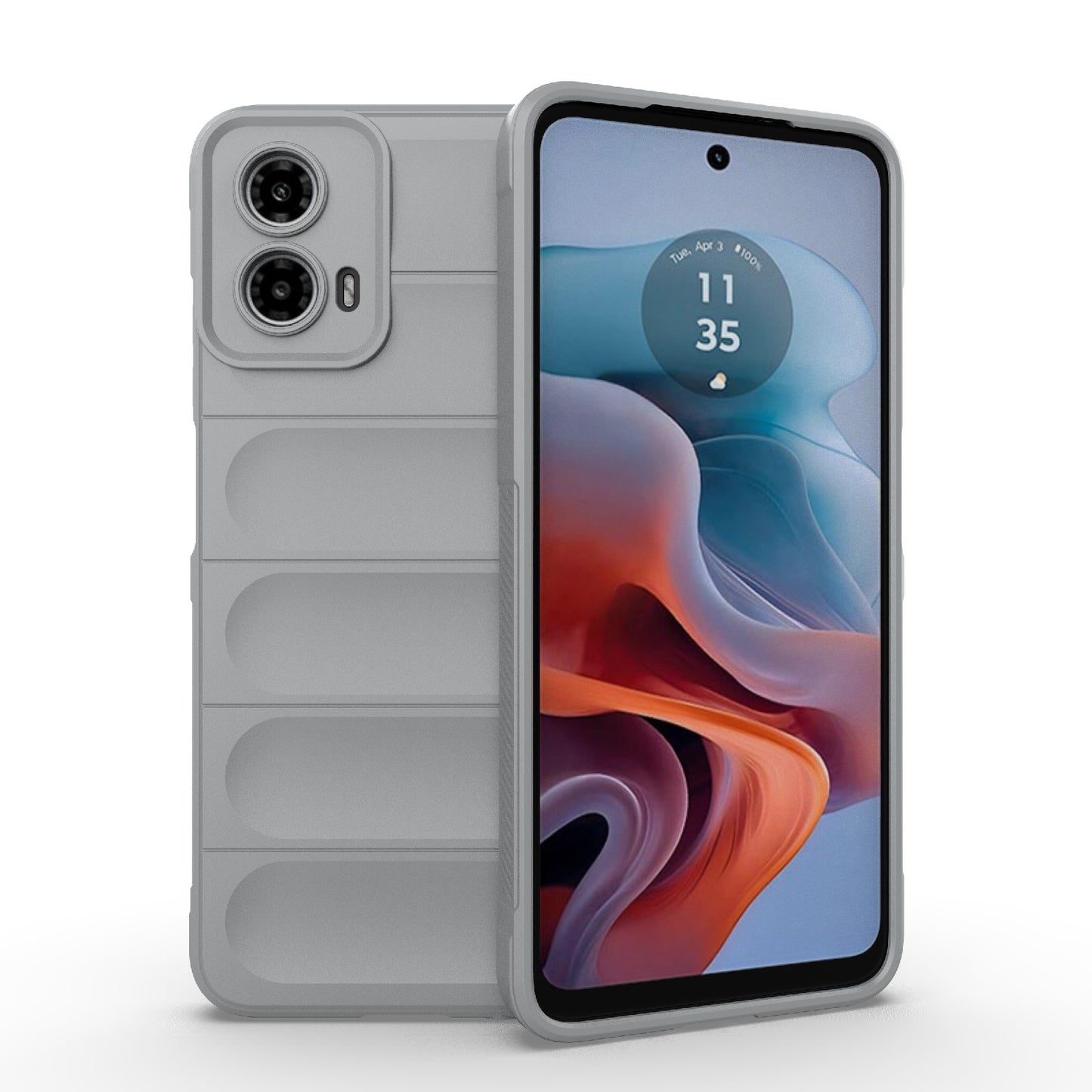 Motorola Moto G34 5G Magic Shield TPU + Flannel Phone Case: Durable, Non-toxic, Easy Access, Stylish Design
