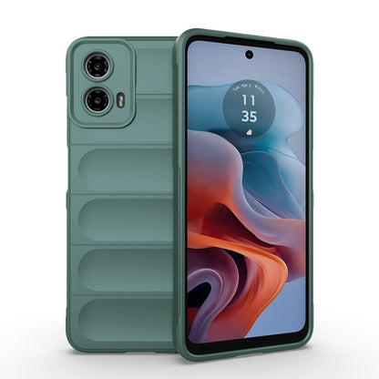 Motorola Moto G34 5G Magic Shield TPU + Flannel Phone Case: Durable, Non-toxic, Easy Access, Stylish Design
