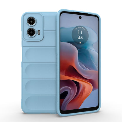 Motorola Moto G34 5G Magic Shield TPU + Flannel Phone Case: Durable, Non-toxic, Easy Access, Stylish Design