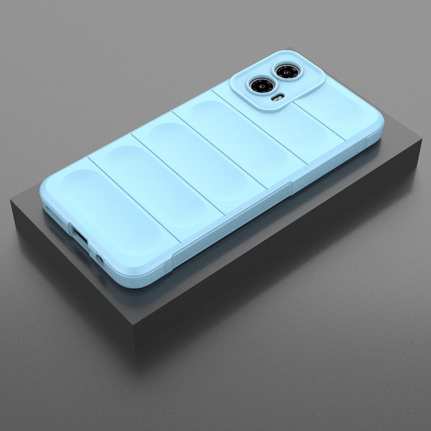 Motorola Moto G34 5G Magic Shield TPU + Flannel Phone Case: Durable, Non-toxic, Easy Access, Stylish Design