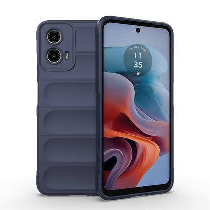 Motorola Moto G34 5G Magic Shield TPU + Flannel Phone Case: Durable, Non-toxic, Easy Access, Stylish Design