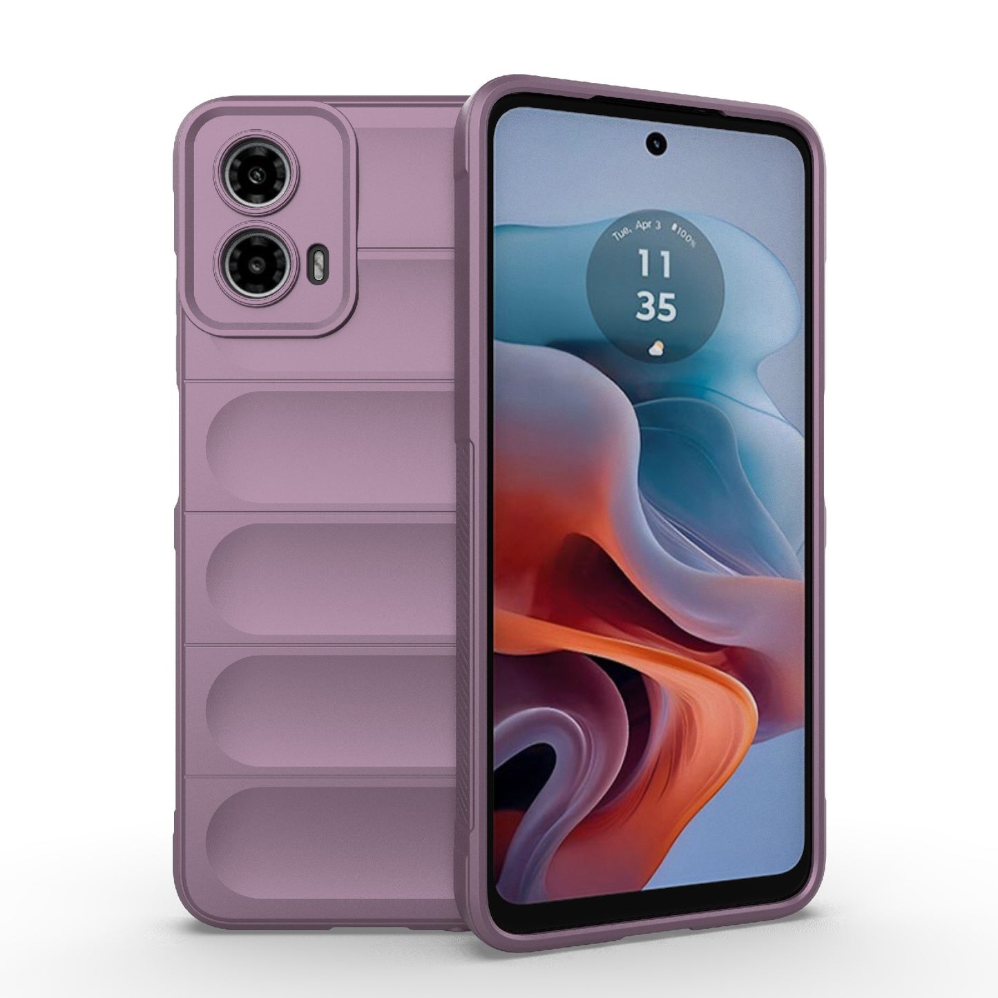 Motorola Moto G34 5G Magic Shield TPU + Flannel Phone Case: Durable, Non-toxic, Easy Access, Stylish Design