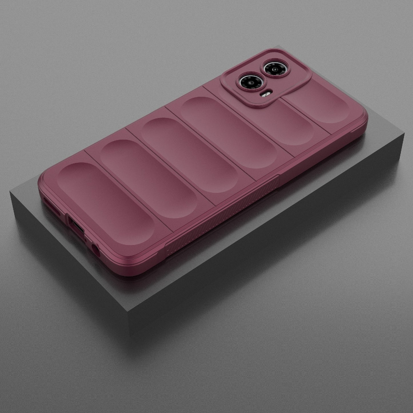 Motorola Moto G34 5G Magic Shield TPU + Flannel Phone Case: Durable, Non-toxic, Easy Access, Stylish Design