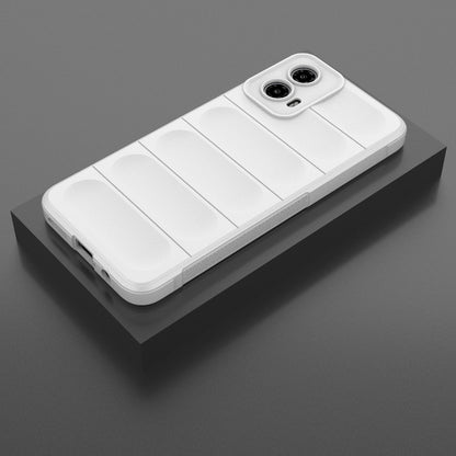 Motorola Moto G34 5G Magic Shield TPU + Flannel Phone Case: Durable, Non-toxic, Easy Access, Stylish Design