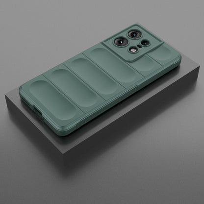 Motorola Edge 50 Pro 5G Global Magic Shield TPU + Flannel Phone Case: Durable, Non-toxic, Easy Access, Stylish Design