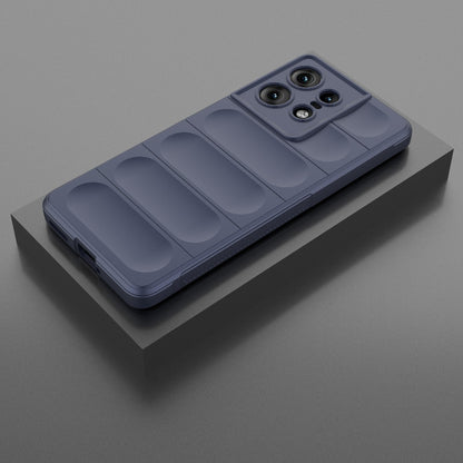 Motorola Edge 50 Pro 5G Global Magic Shield TPU + Flannel Phone Case: Durable, Non-toxic, Easy Access, Stylish Design