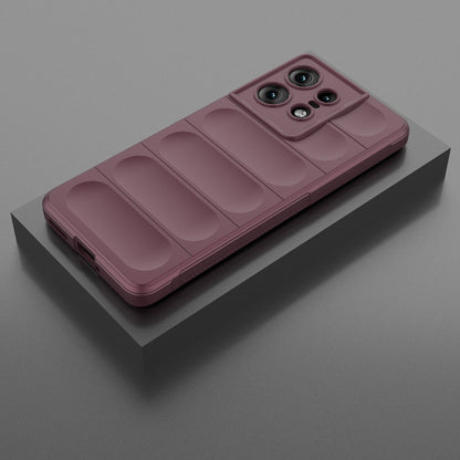 Motorola Edge 50 Pro 5G Global Magic Shield TPU + Flannel Phone Case: Durable, Non-toxic, Easy Access, Stylish Design