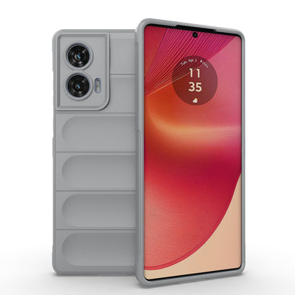 Motorola Edge 50 Fusion 5G Global Magic Shield TPU + Flannel Phone Case: Durable, Non-toxic, Easy Access, Stylish Design