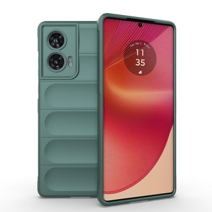 Motorola Edge 50 Fusion 5G Global Magic Shield TPU + Flannel Phone Case: Durable, Non-toxic, Easy Access, Stylish Design