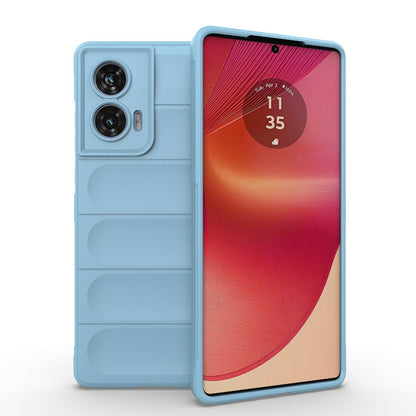 Motorola Edge 50 Fusion 5G Global Magic Shield TPU + Flannel Phone Case: Durable, Non-toxic, Easy Access, Stylish Design