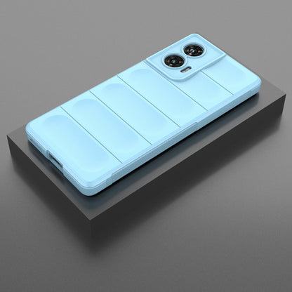 Motorola Edge 50 Fusion 5G Global Magic Shield TPU + Flannel Phone Case: Durable, Non-toxic, Easy Access, Stylish Design
