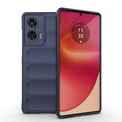Motorola Edge 50 Fusion 5G Global Magic Shield TPU + Flannel Phone Case: Durable, Non-toxic, Easy Access, Stylish Design