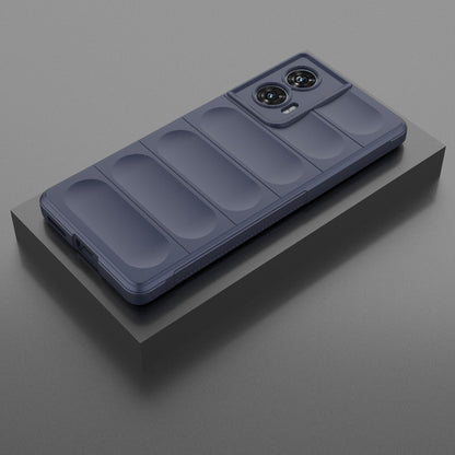 Motorola Edge 50 Fusion 5G Global Magic Shield TPU + Flannel Phone Case: Durable, Non-toxic, Easy Access, Stylish Design